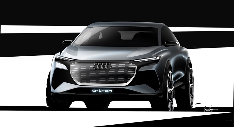 a 1. 奧迪全新純電動高檔A級SUV——奧迪Q4 e-tron概念車即將全球首發.jpg