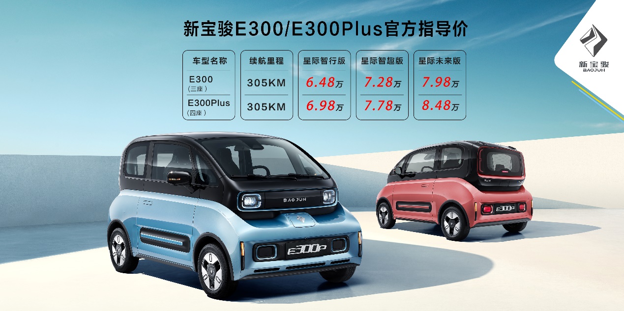 售價6.48萬元~8.48萬元 寶駿E300/E300Plus正式上市